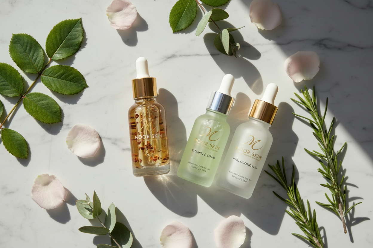 Face Serum Flatlay