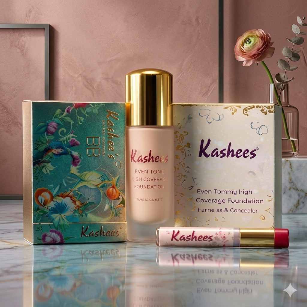 Full Coverage Makeup Kit – Foundation, BB Cream & Concealer BUY ALL 3 ITEMS IN 1 PRICE